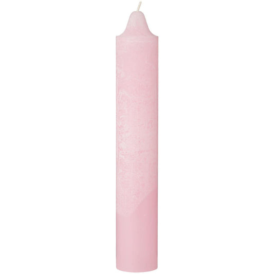 Ib Laursen – Rustikale Kerze – rosa, Ø 3,8 cm, H 23 cm