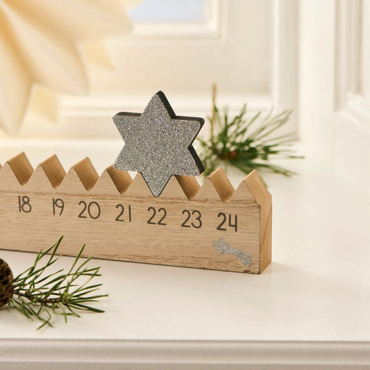 Ib Laursen - Adventskalender mit Silberstern – 1-24