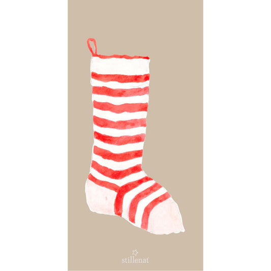 Ib Laursen - Serviette Weihnachtsstrumpf – 16 Stück