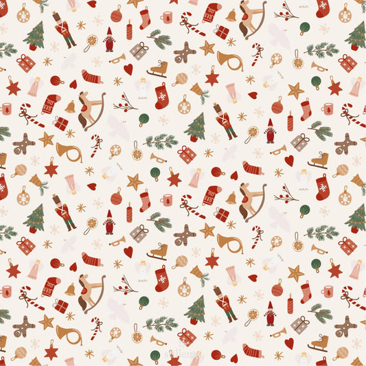 Ib Laursen - Serviette Weihnachtsmotive – My Nostalgic Christmas, 50 Stück