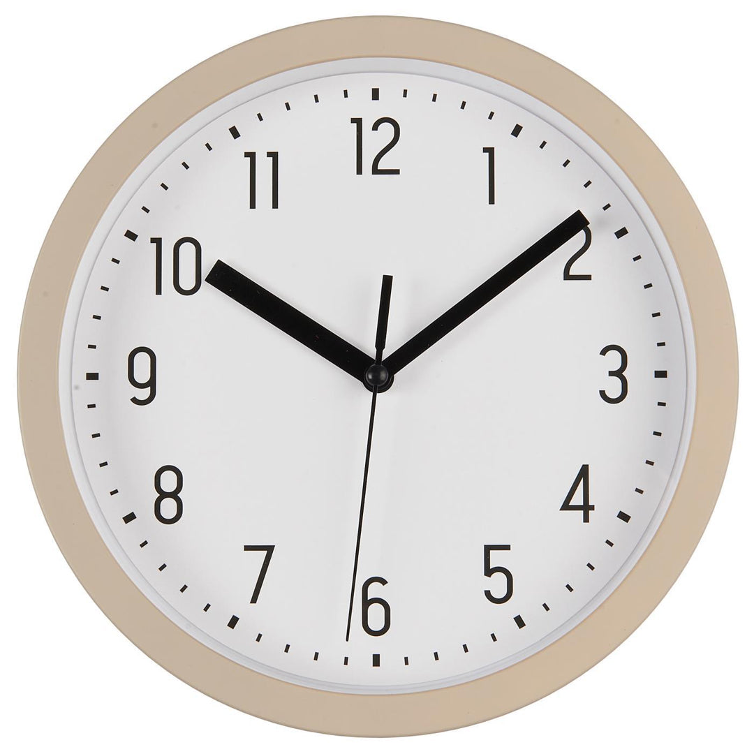 Ib Laursen – Wanduhr Sandfarben H: 4 Ø: 20 – Klein