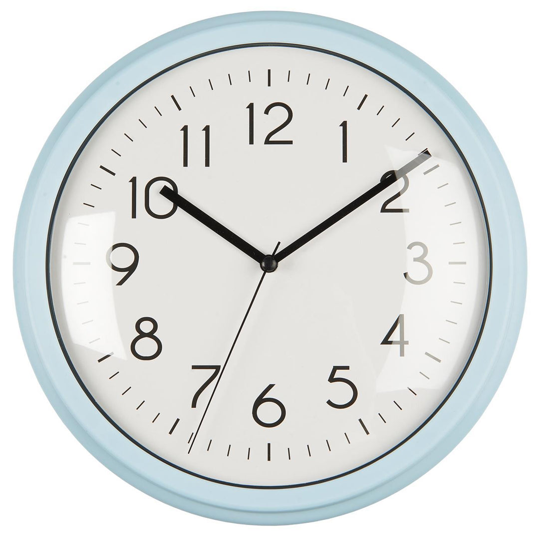 Ib Laursen – Wanduhr Türkis mit Rand H: 5 Ø: 26 – Mittel