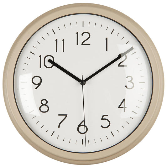 Ib Laursen – Wanduhr Sandfarben mit Rand H: 5 Ø: 26 – Mittel