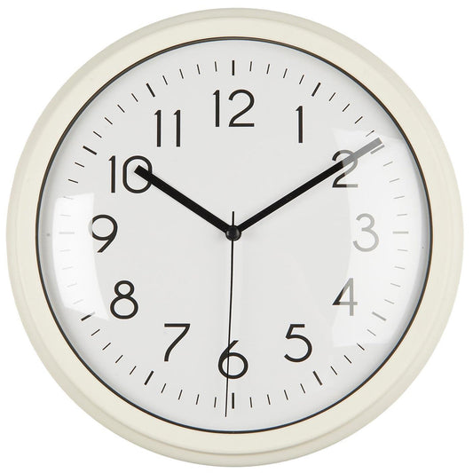 Ib Laursen – Wanduhr Butter Cream mit Rand H: 5 Ø: 26 – Mittel