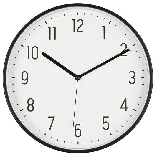 Ib Laursen – Wanduhr Schwarz – Große Ausführung