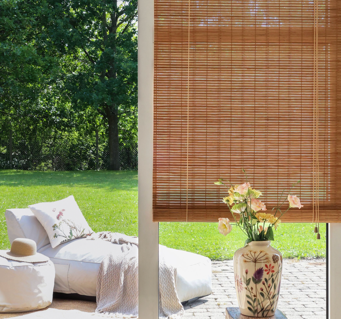 Chic Antique - Bambus-Rollo Naturfarben B90/L210 cm