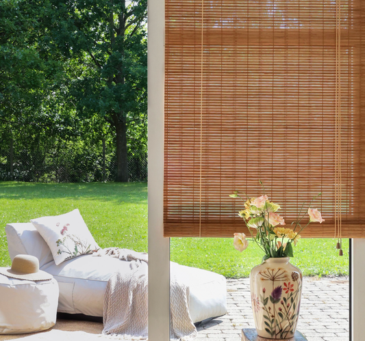Chic Antique - Bambus-Rollo Naturfarben B90/L210 cm