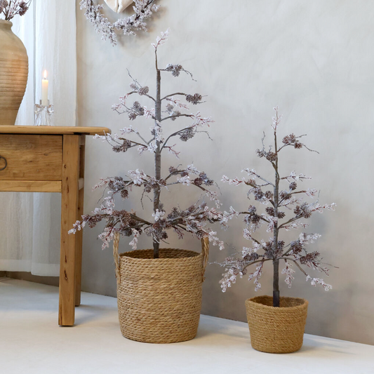 Chic Antique – Kleiner Weihnachtsbaum mit Tannenzapfen | H70 cm