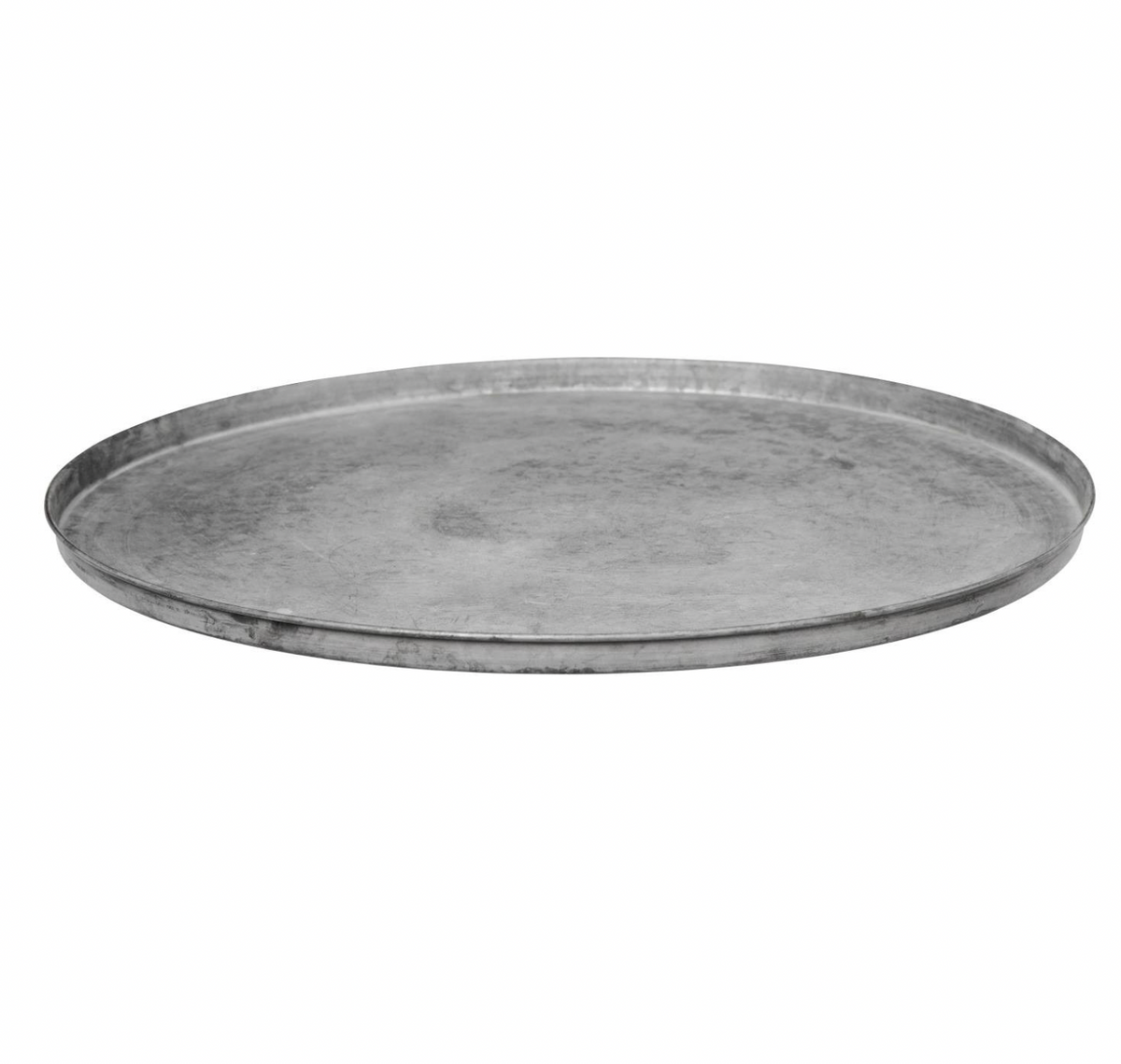 Ib Laursen – Rundes Kerzentablett aus Metall mit Rand – H1,7 x Ø45,8 cm