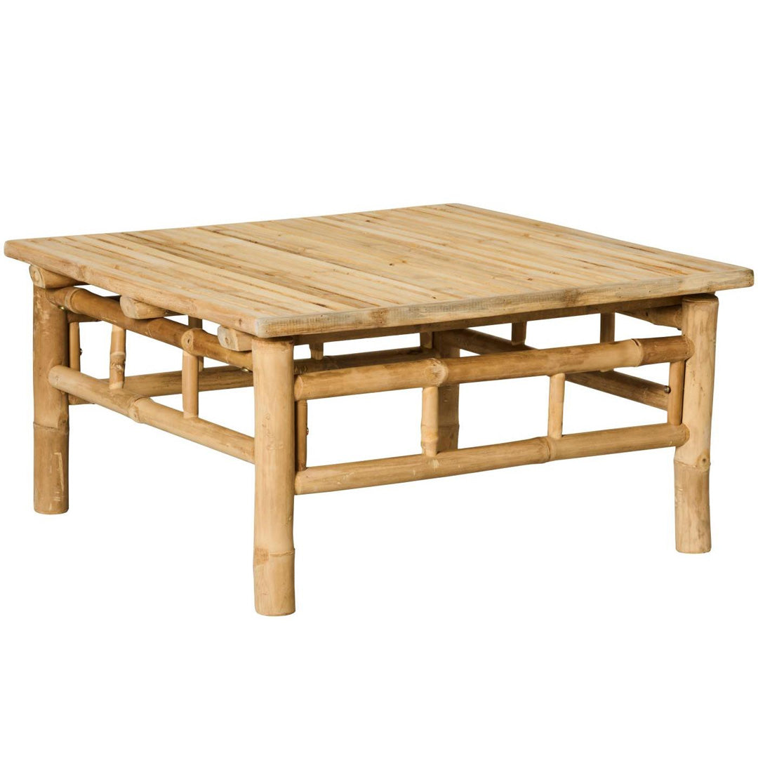 Ib Laursen – Loungetisch aus Bambus 70 × 70 cm