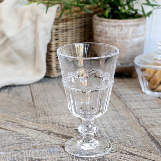 Chic Antique - Antoinette Weinglas mit Perlrand, 6 Stück