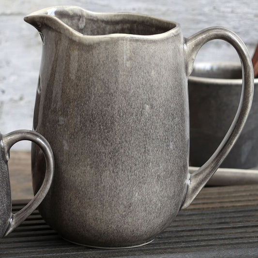 Chic Antique - Calais Große Kanne, H17/L19/B11 cm, Kohle