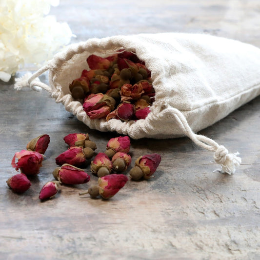 Chic Antique - Fleur Trockenrosen Potpourri - 50g, Leinensack