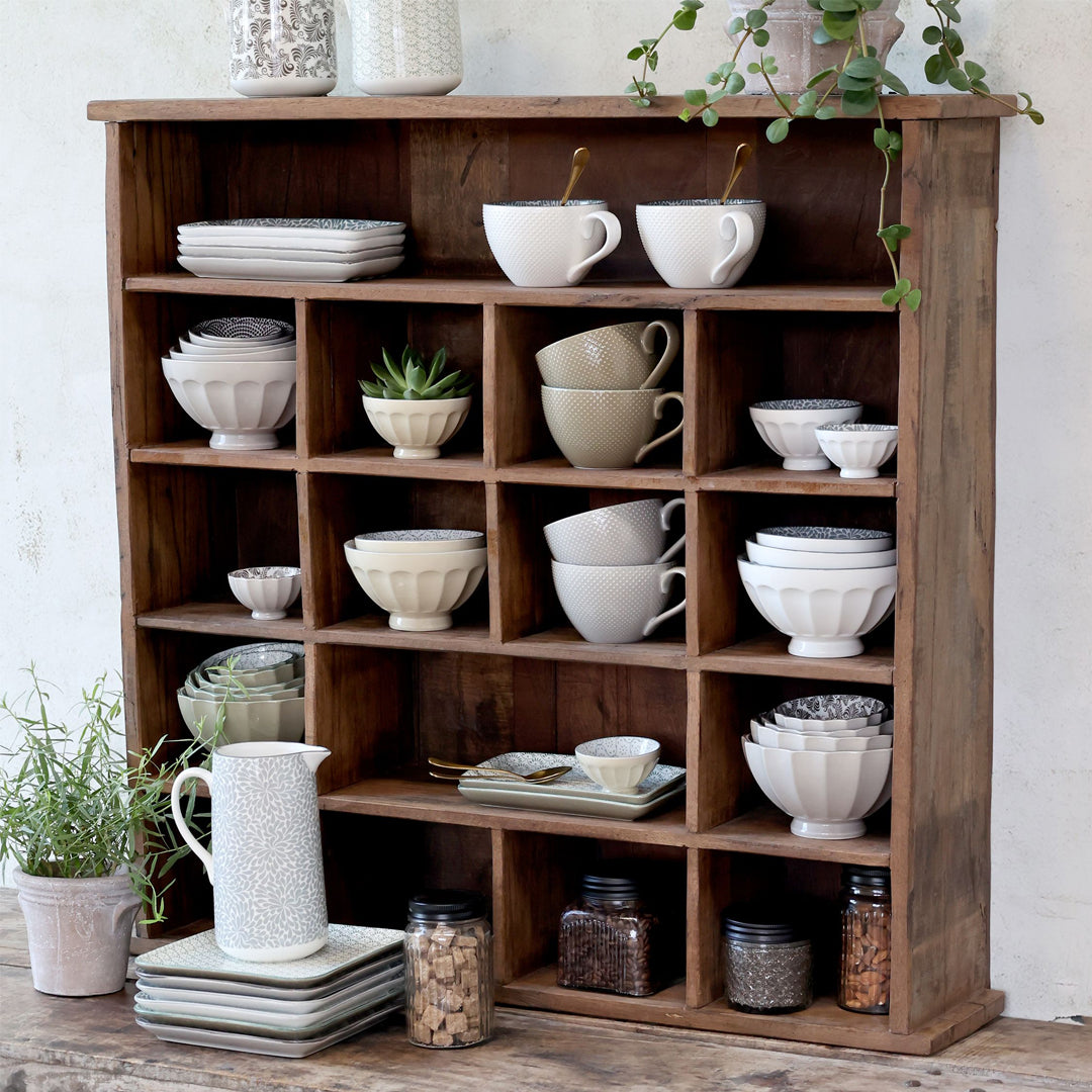 Chic Antique - Grimaud Patina Regal aus Recyclingholz - H85/L88/B20 cm