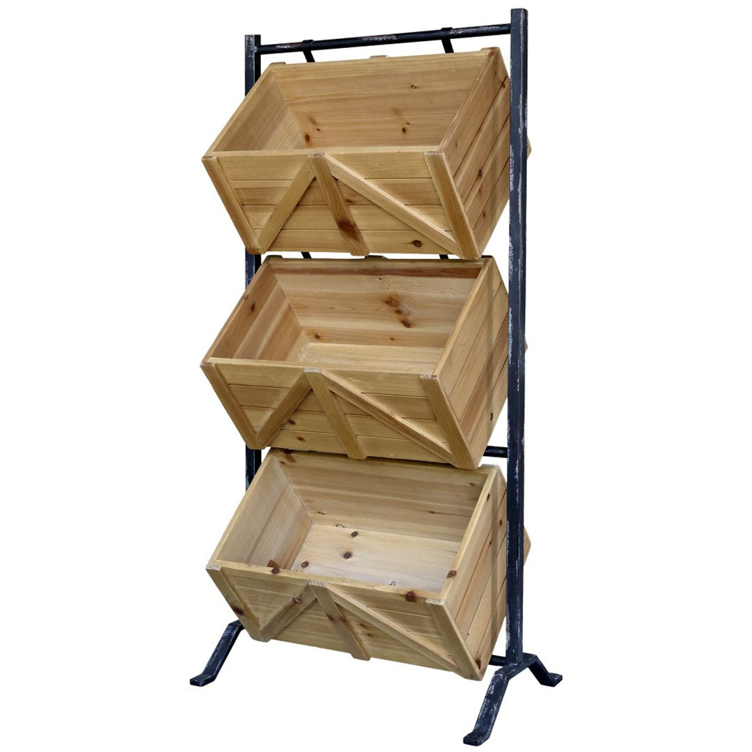 Chic Antique - Korbständer mit 3 Schubladen