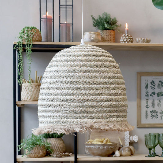 Chic Antique - Lampenschirm aus Geflecht, H45/Ø40 cm - Natur
