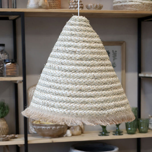 Chic Antique - Lampenschirm aus Geflecht, H45/Ø41 cm - Natur