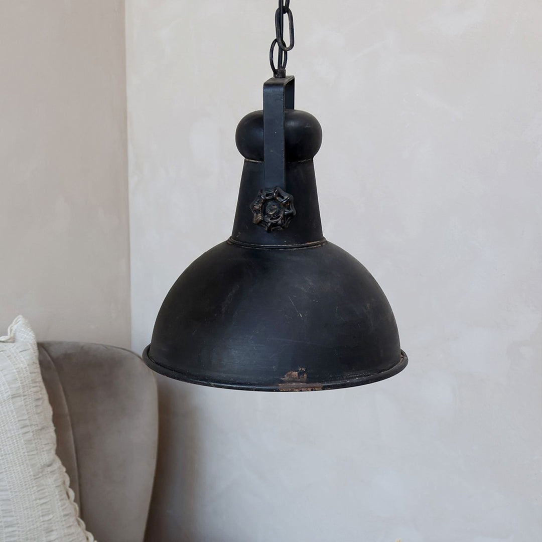 Chic Antique - Factory Loft Lampe, H40/Ø32 cm - Antique Schwarz
