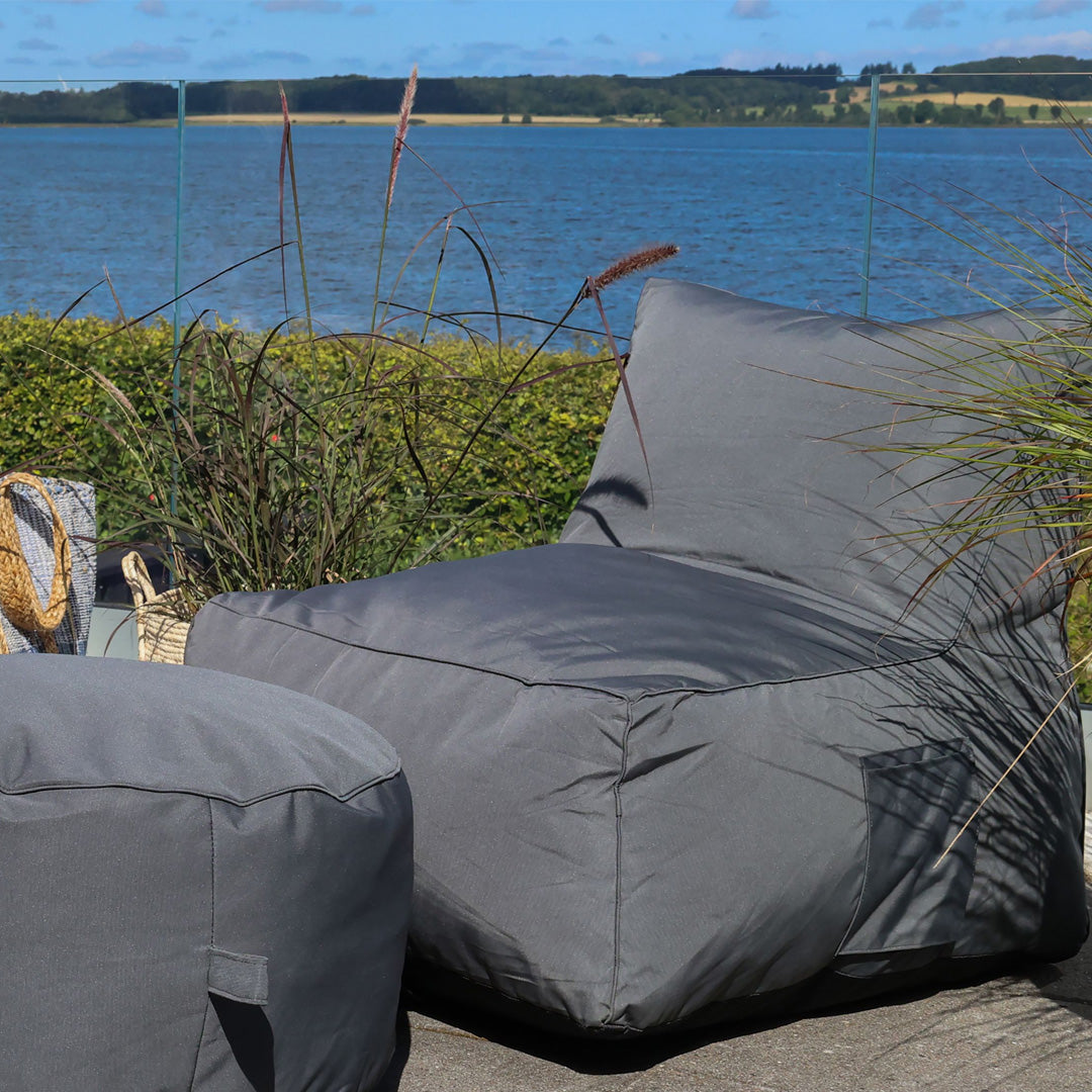Chic Antique – Outdoor Loungesessel in Anthrazit