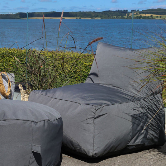 Chic Antique – Outdoor Loungesessel in Anthrazit