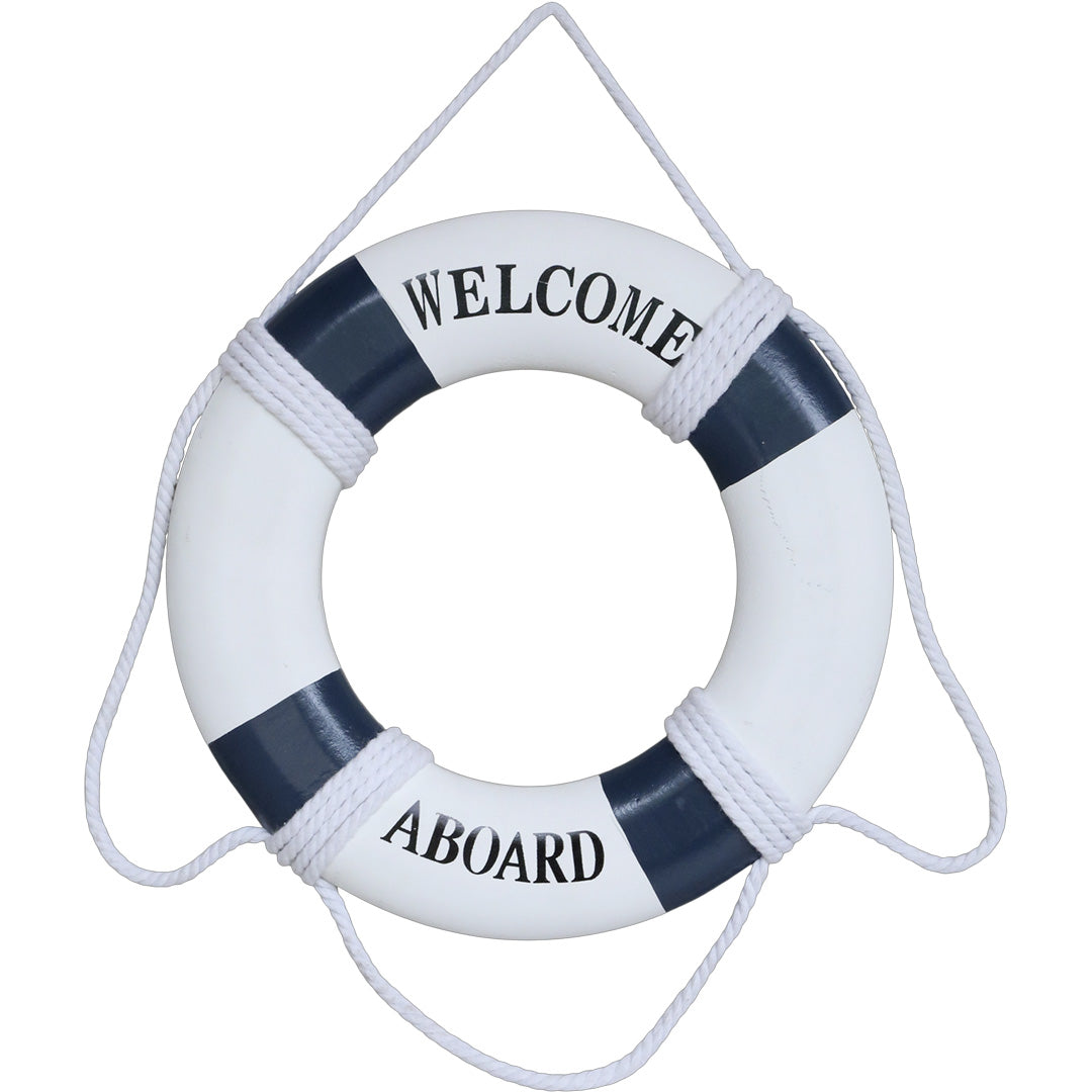 Chic Antique – Deko-Rettungsring zum Aufhängen Ø27/B2,5 cm in Ocean