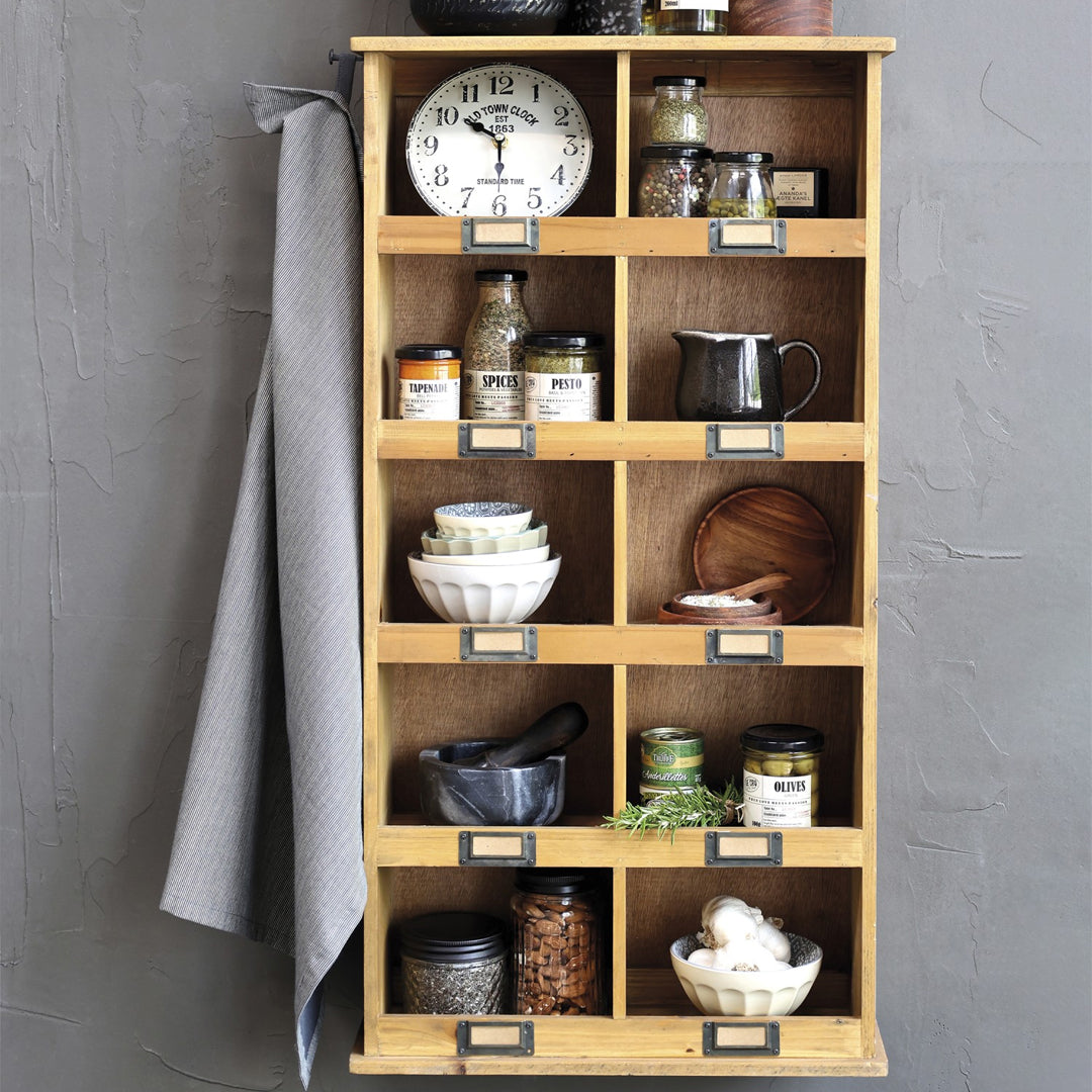 Chic Antique - Sortierregal mit 10 Fächern