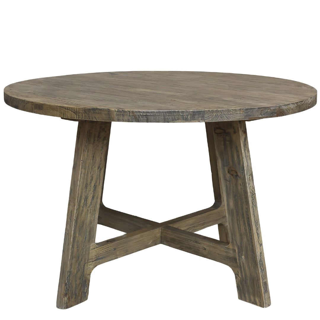 Chic Antique – Marseille Esstisch aus recyceltem Holz H76/Ø120 cm Natur