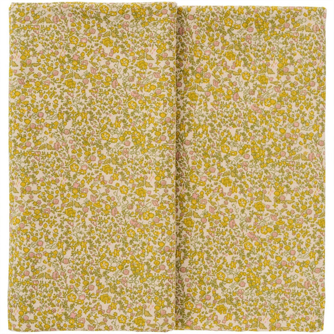 Ib Laursen – Rechteckige Tischdecke Rita aus Baumwolle – Natur, 150×250 cm