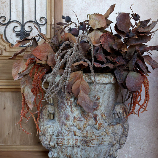 Chic Antique – Fleur Zweig mit Blättern, H104 cm