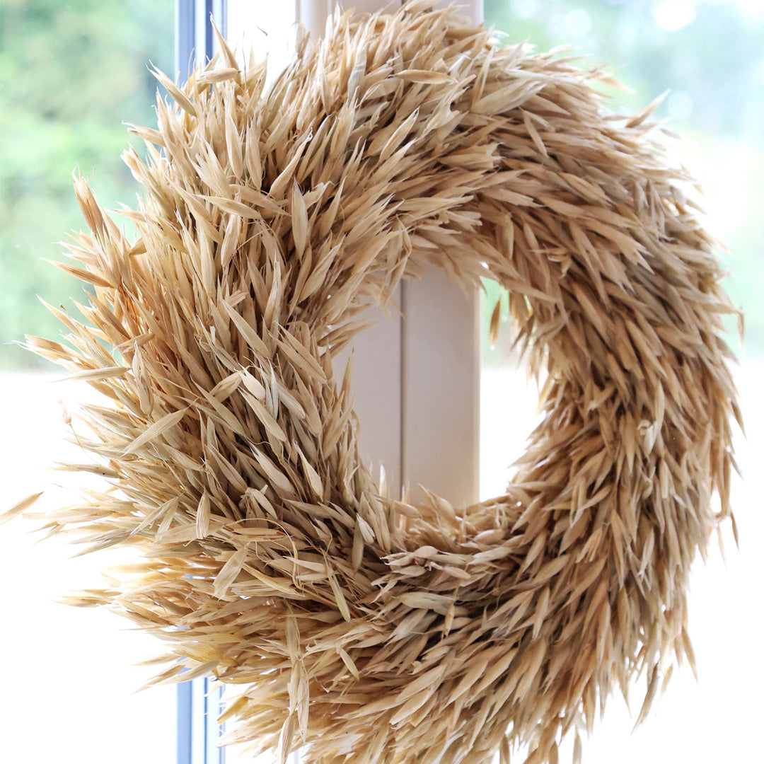 Chic Antique - Fleur Kranz aus Naturstroh – Ø30 cm – Dekoration für Wand und Tür