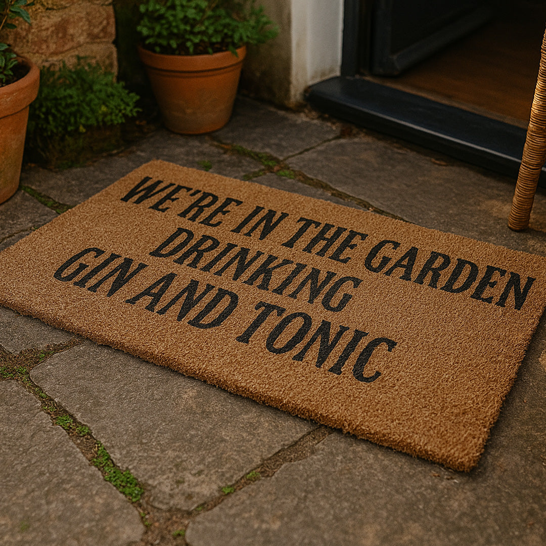 Kokosfußmatte Gin & Tonic 45 x 75 cm