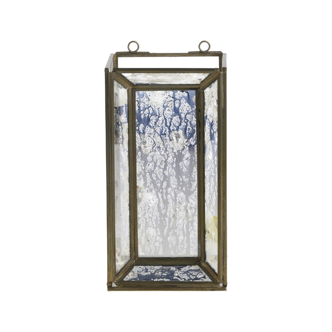 Chic Antique – Hurricane Wandleuchte H22 cm, Messing & Glas