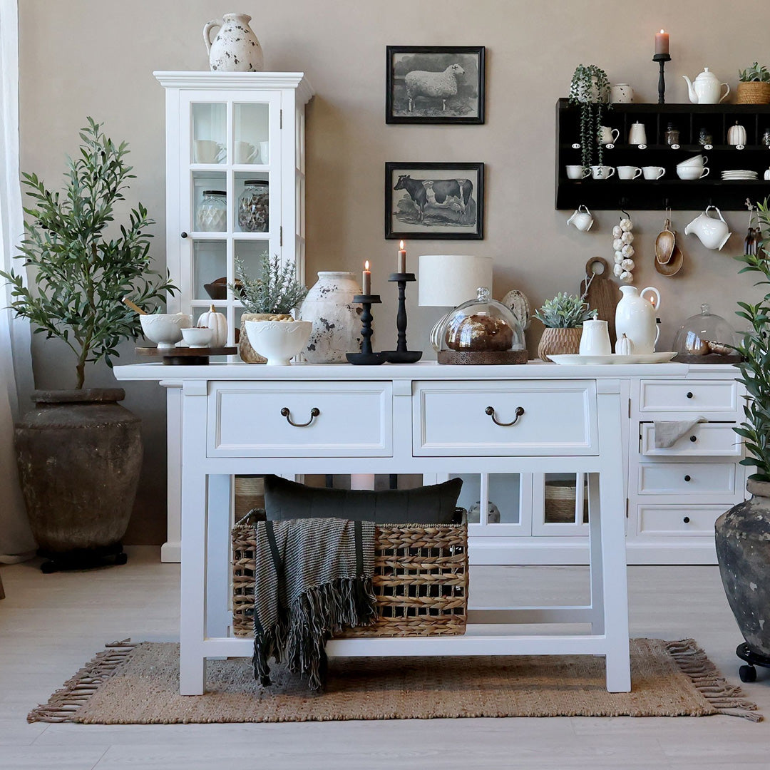 Chic Antique – Läufer aus Naturjute, L150 cm – Handgewebter Teppich