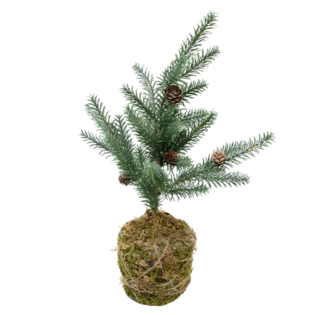 Weihnachtsbaum, H 50 cm, Durchmesser 30 cm, Grün/Weiß, PE