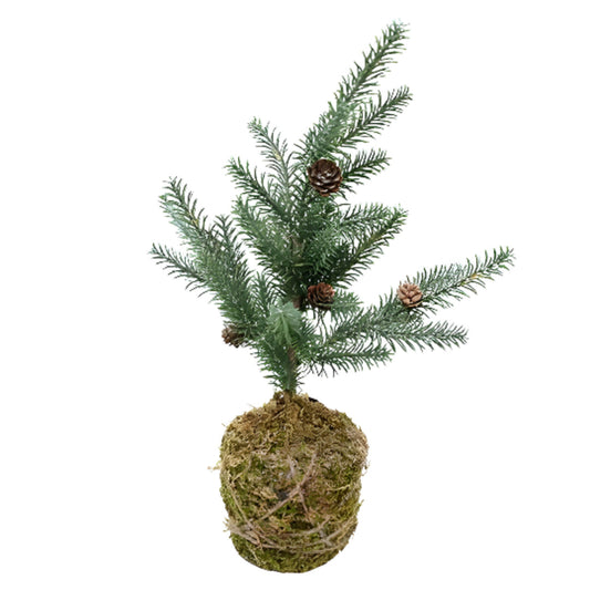 Weihnachtsbaum, H 50 cm, Durchmesser 30 cm, Grün/Weiß, PE