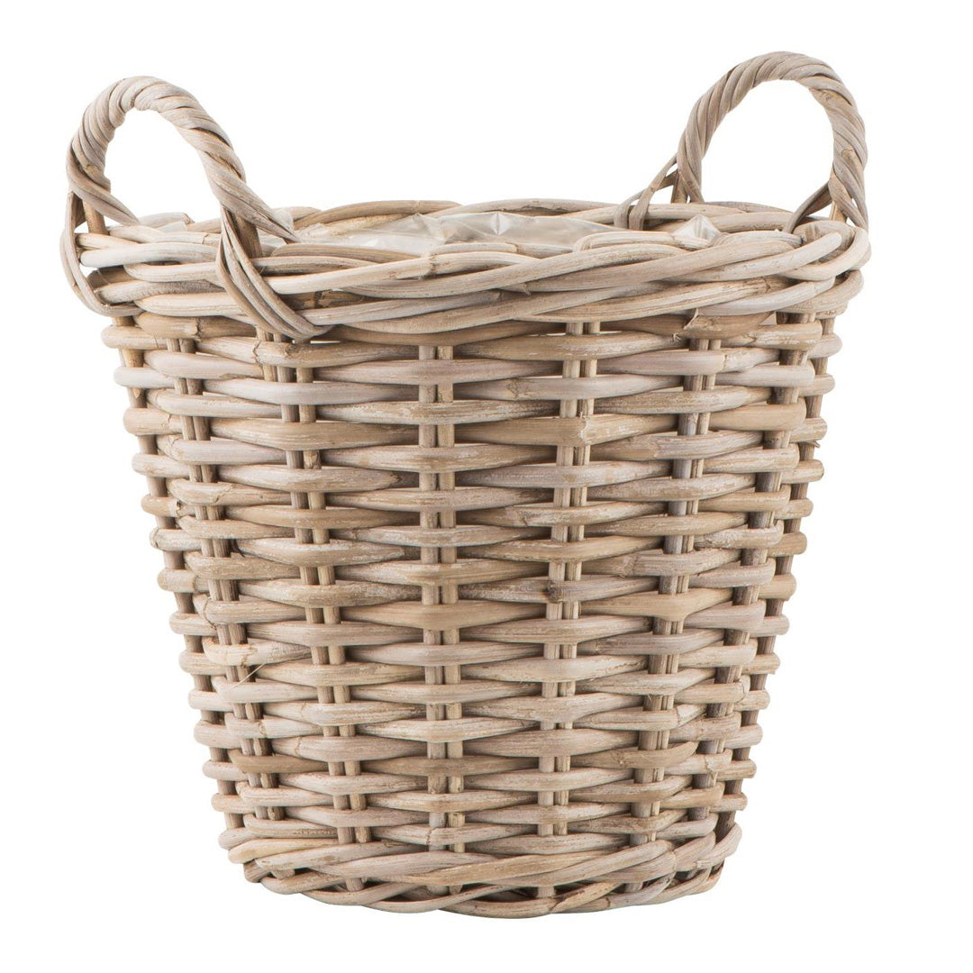 Ib Laursen – Korb aus Rattan mit Kunststoffeinsatz – 33 cm