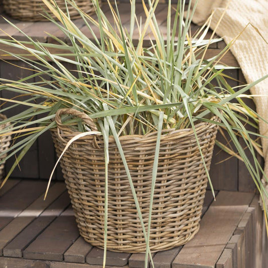 Ib Laursen – Korb aus Rattan mit Kunststoffeinsatz – 47 cm