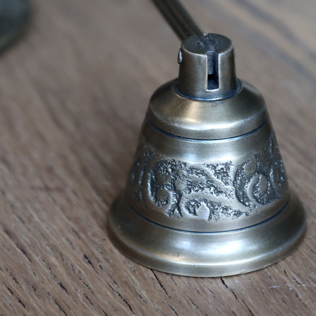 Kerzenlöscher in antik messing – L 22 / Ø 4 cm