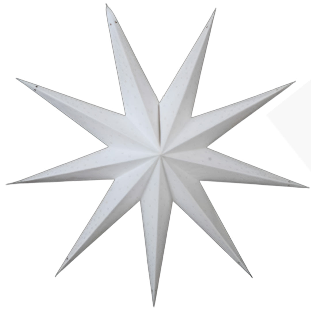 Shanti Sternenlampe in Weiß, Ø60 cm