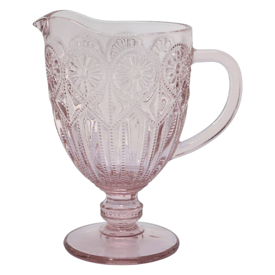 Chic Antique – Saint-Émilion Glaskaraffe mit Muster – Altrosa 1 L