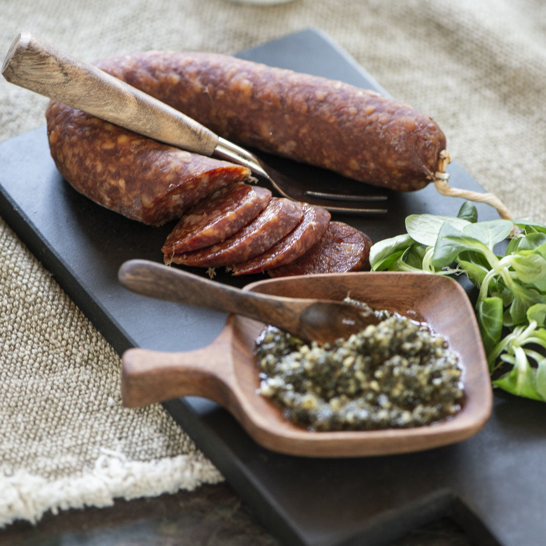 Ib Laursen - Tapasgabel m/Akazienholzgriff