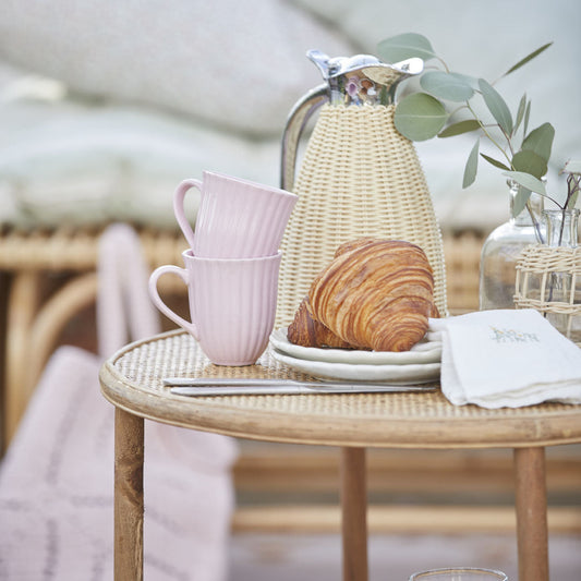 Ib Laursen - Becher mit Rillen Mynte English Rose