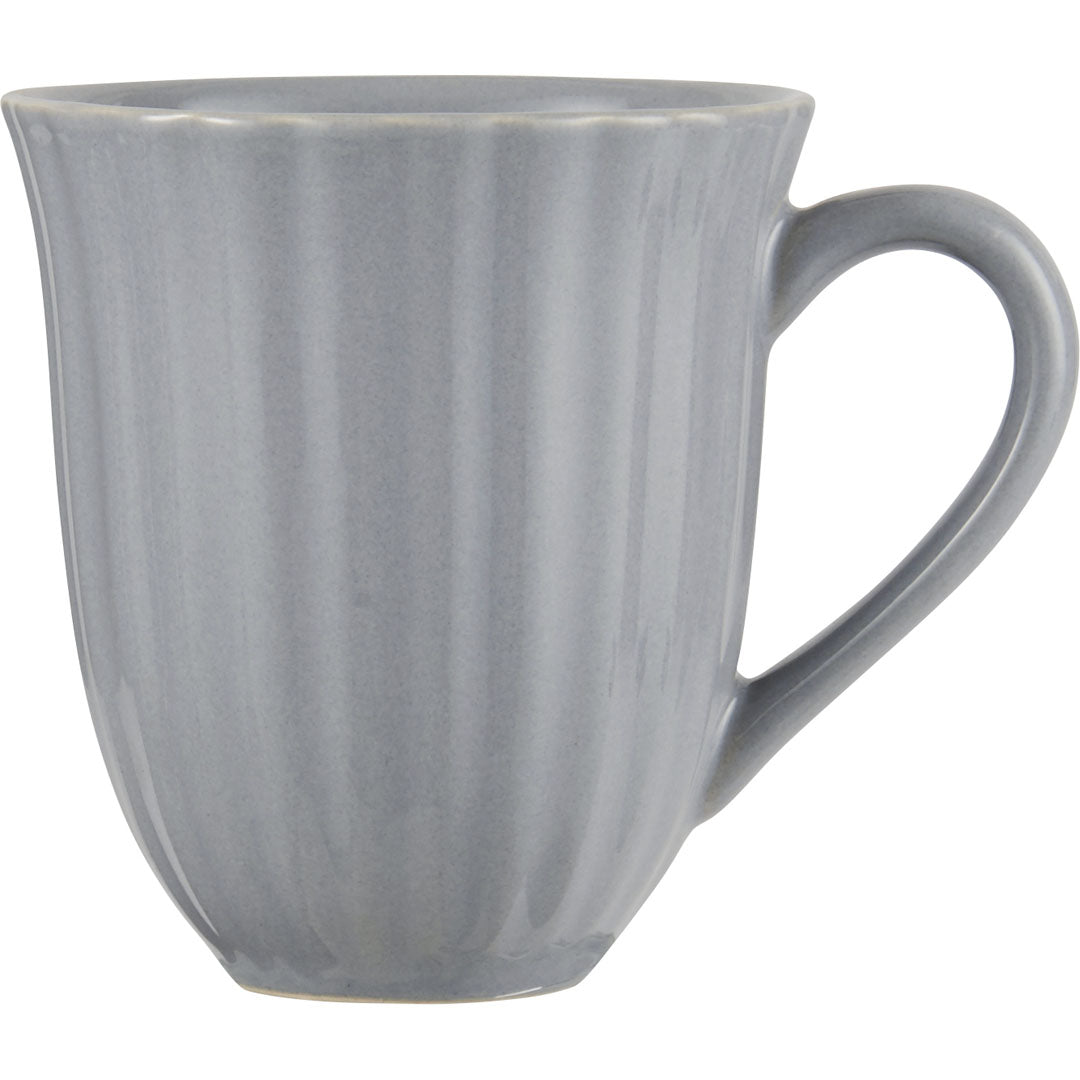 Ib Laursen - Becher mit Rillen Mynte French Grey