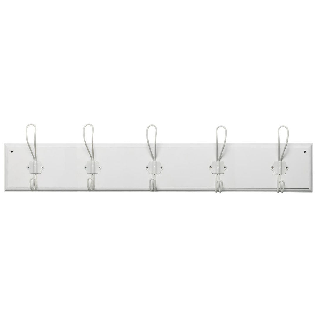 Ib Laursen - Hakenleiste m/5 Haken - Weiss