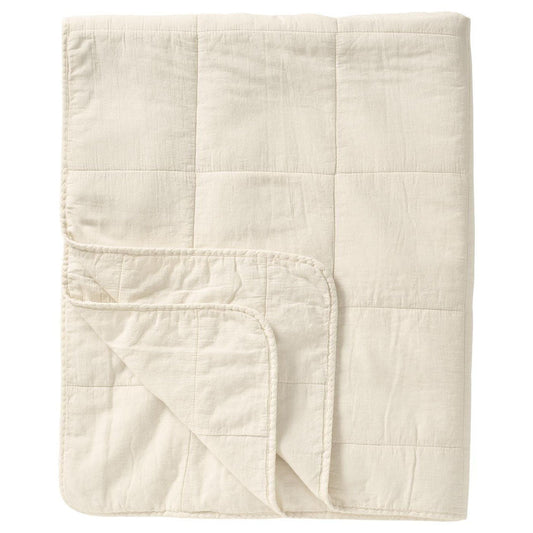 Ib Laursen - Vintage Bettdecke doppelt Butter cream 240x240 cm