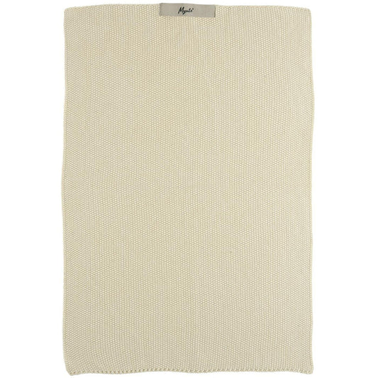 Ib Laursen - Handtuch Mynte Latte gestrickt 40x60 cm