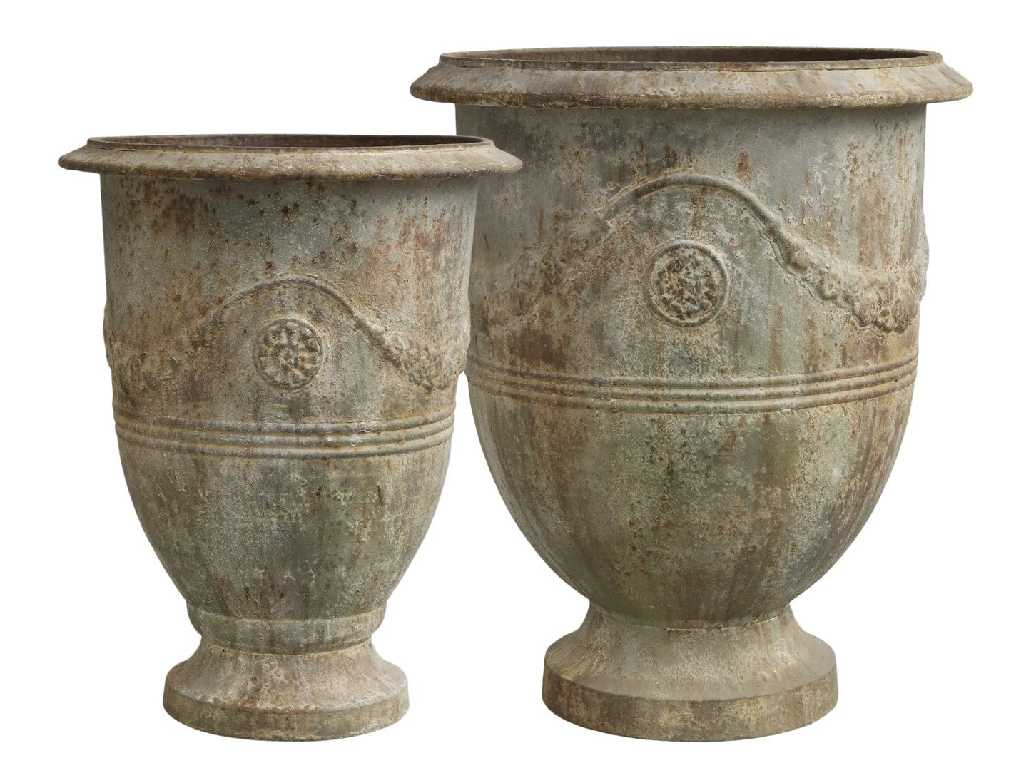 Chic Antique - Set mit 2 Verstecken mit Dekoration - Antique Natur