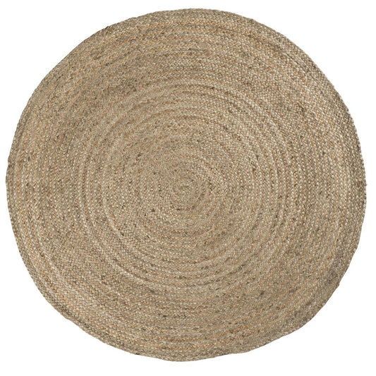 Ib Laursen - Runder Teppich Natur Jute Ø220