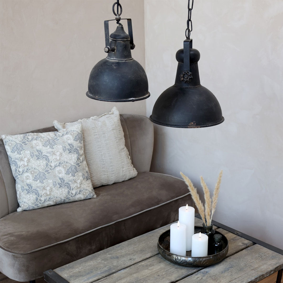 Chic Antique - Fabriklampe - Schwarz