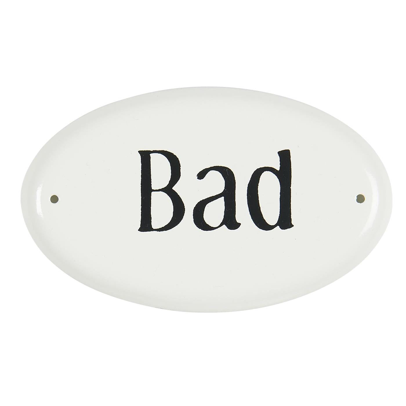 Ib Laursen - "Bad" Metalschild